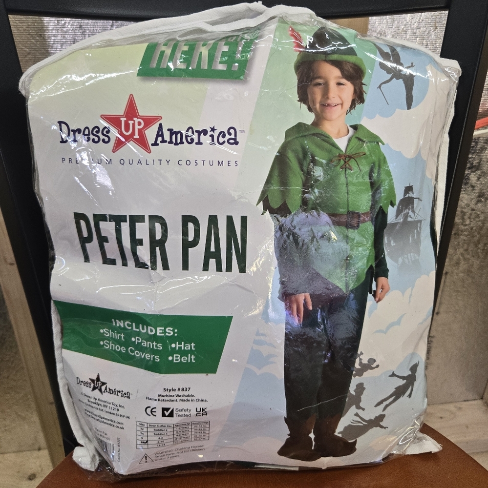 Peter Pan Kids Costume - Green